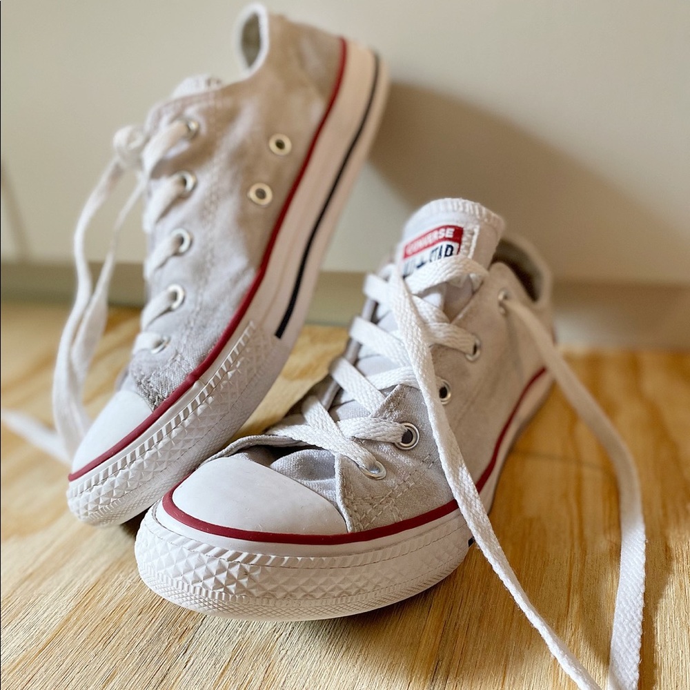 Converse all-star neutral low top sneakers